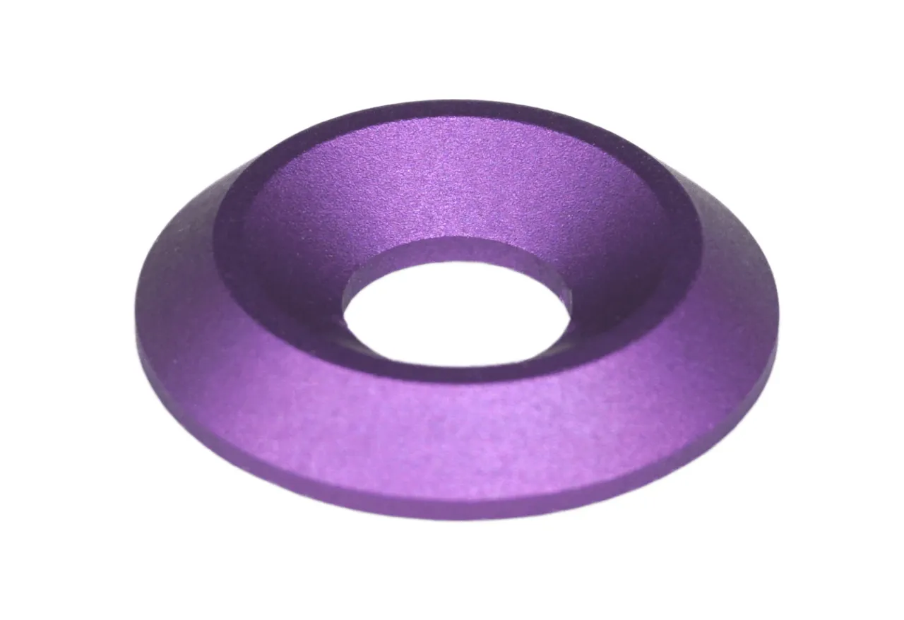 ZSPEC M5 Billet Fender-Finish Dress Up Washers for M5 FHSC Fasteners, 10-Pack